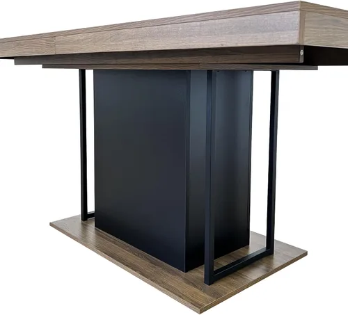 Vista 13 de [Usado] KEIKI Mesa de comedor extensible de 62.99 a 78.7 pulgadas, moderna mesa de cocina extensible de granja para 6 a 10 personas, mesa