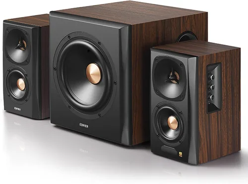 Vista 2 de Edifier S360DB Altavoz Bluetooth para estantería con subwoofer, altavoces inalámbricos con salida RMS de 155 W, sistema de audio 2.1 premium