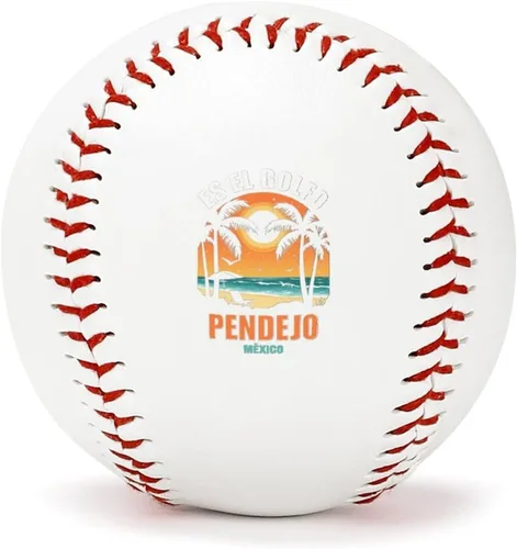 Vista 9 de Béisbol de 2.8 pulgadas de doble cara para práctica de liga unisex máquina de entrenamiento deportivo de lanzamiento conmemorativo