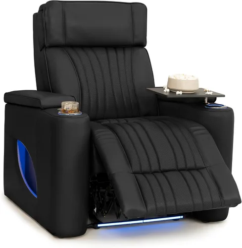 Vista 26 de Seatcraft Valore Asiento de cine en casa Tabaco Sillón Individual