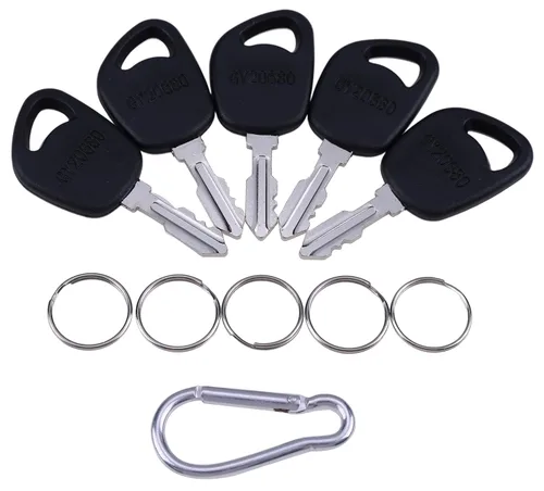 Vista 6 de JEENDA (2) Llaves de encendido GY20680 LVA17264 Compatibles con John Deere 100 LA LT SST X Series 1026R L100 L110 L108 L111 L118 L120 L130 LA125