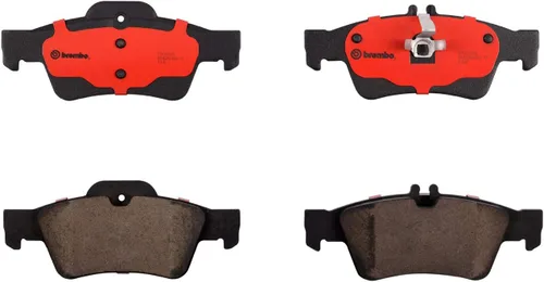 Vista 5 de Brembo P50052N Juego de pastillas de freno de disco trasero de cerámica premium para MERCEDES-BENZ/MERCEDES-BENZ (BBDC) OE# 0064200120