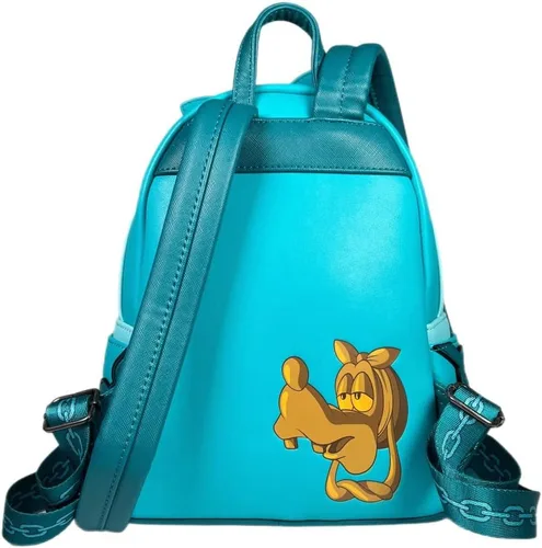 Vista 5 de Loungefly Goofy Christmas Carol Jacob Marley World 1-1 Games - Mini mochila exclusiva, Azul Teal, Moda