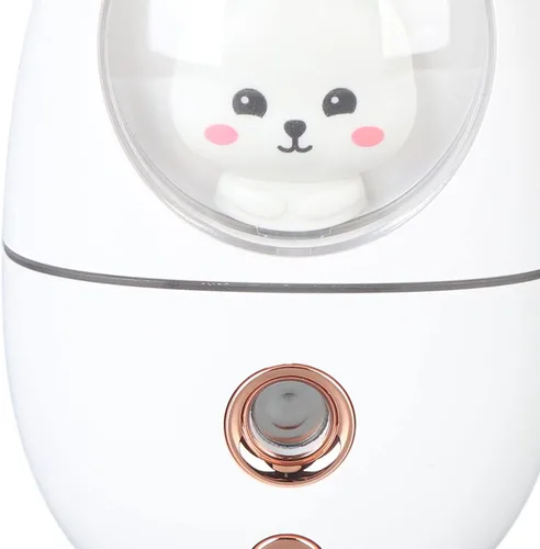 Vista 6 de Mister facial, 1.5 fl oz (1.2 fl oz) lindo animal facial rociador de niebla facial recargable por USB, mini humidificador facial portátil