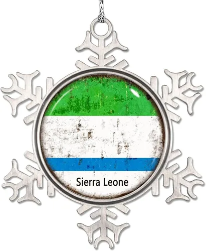 Vista 9 de Adornos de Navidad con bandera palestina 2023, adorno de copo de nieve para decoración de árbol de Navidad, decoración de árbol de Navidad