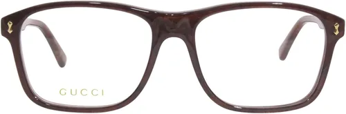 Vista 2 de Gucci GG1045O 003 Gafas Hombres Marrón Llena Rim Rectángulo Forma 2.205 in
