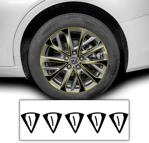 Vista 10 de BOGAR TECH DESIGNS Para Lexus ES 2019-2026 Parrilla delantera Chrome Delete - Kit de revestimiento de vinilo precortado, borde opaco negro brillante