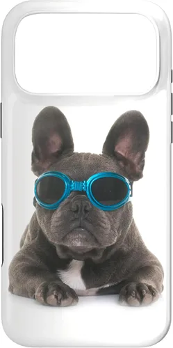 Vista 22 de Funda divertida para iPhone 17 con diseño de perro francés Bulldog Francés