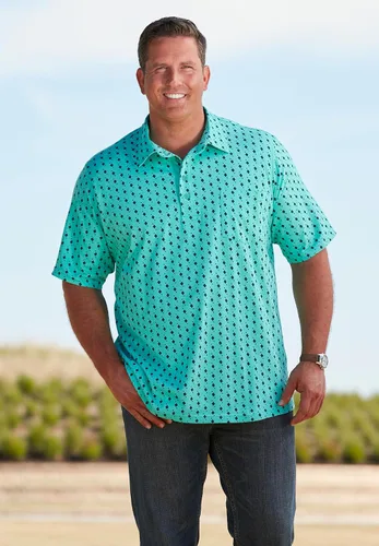 Vista 2 de KingSize Polo de jersey ligero para hombre grande y alto