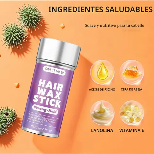 Vista 2 de SWEET VIEW Cepillo de cera para el cabello y cerdas de jabalí