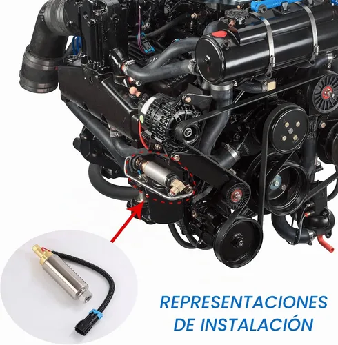Vista 6 de JDMSPEED, bomba de combustible eléctrica para bote Mercury Mercruiser 4.3 5.0 5.7 861155A3, carburador V6 V8