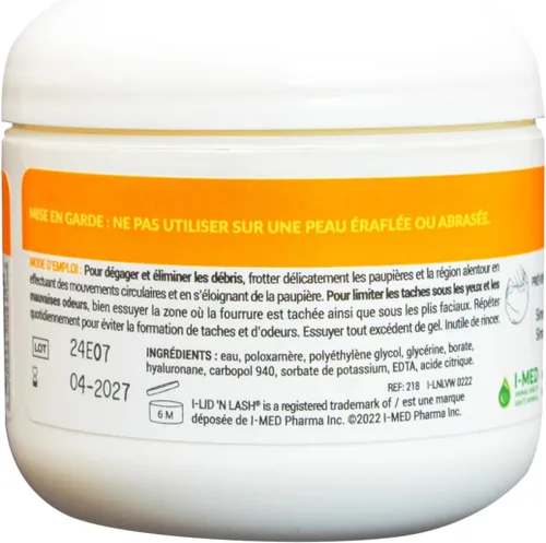 Vista 8 de i-lid 'n Lash Vet Toallitas de higiene, 60 Count por i-med Pharma