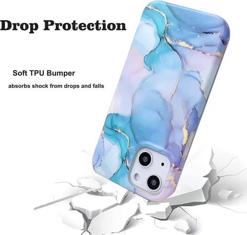 Vista 4 de Funda magnética para iPhone 14 Plus de 6.7 pulgadas, compatible con carga MagSafe, TPU suave, delgada, a prueba de golpes, bonita funda protectora