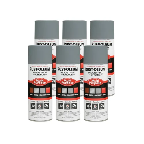 Vista 14 de Aerosol de esmalte Rust-Oleum para uso general; envase de 16 onzas líquidas; lata de aerosol, almendra, 6