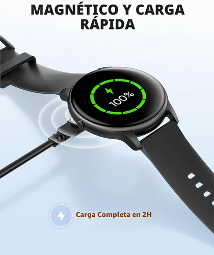 Vista 4 de Cargador magnético USB para reloj inteligente (paquete de 2), cable