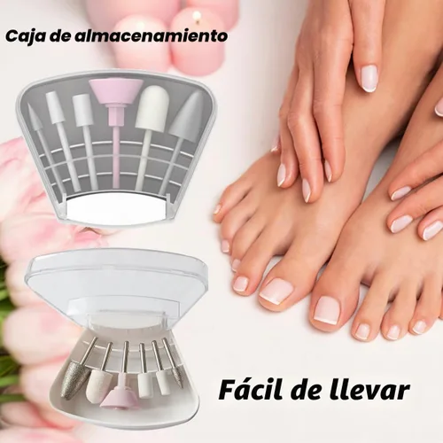 Vista 6 de 6 unidades de repuesto para limas de uñas compatibles con kit de uñas Finish Touch Flawless