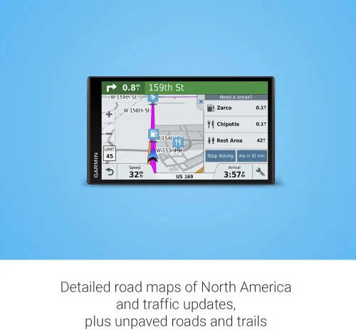 Vista 5 de Garmin Drivetrack 71 - Seguimiento de perros en el vehículo y navegador GPS, 010-01982-00
