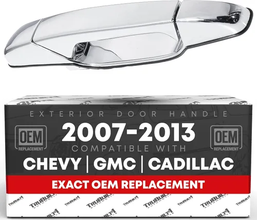 Vista 8 de Manija de puerta exterior delantera/trasera del conductor y pasajero - Compatible con Chevy Avalanche 2007-2013, Silverado 1500, 2500, 3500