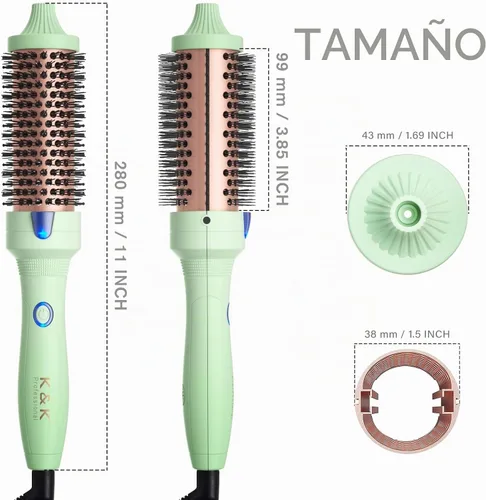Vista 8 de K&K Cepillo eléctrico para el cabello, fácil de crear un aspecto de soplado