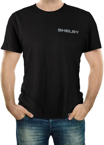 Vista 2 de Shelby Racing - Camiseta de rayas 100% algodón peinado hilado en anillo Última comodidad