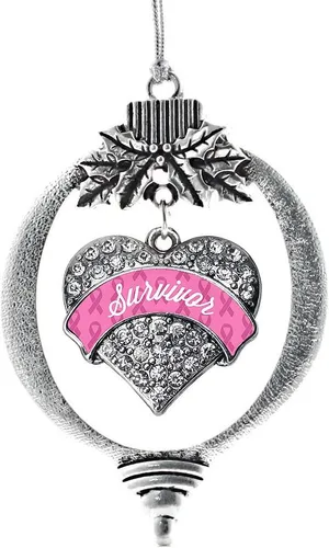 Vista 98 de Inspired Silver - Adorno con dije de hermana gemela - Adornos navideños de plata con circonitas cúbicas