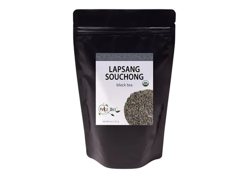 Vista 9 de Crème de la Earl orgánica, hojas sueltas saborizadas Earl gris té negro, el primer sorbo de té, bolsa de 8 onzas (80-100 porciones) The Spice Hut