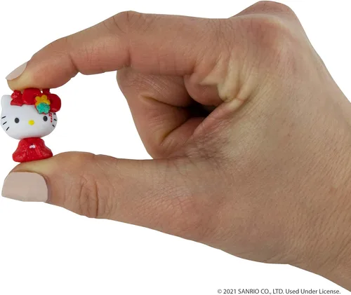Vista 3 de Worlds Smallest Juego de 3 micro figuras de Hello Kitty más pequeño del mundo