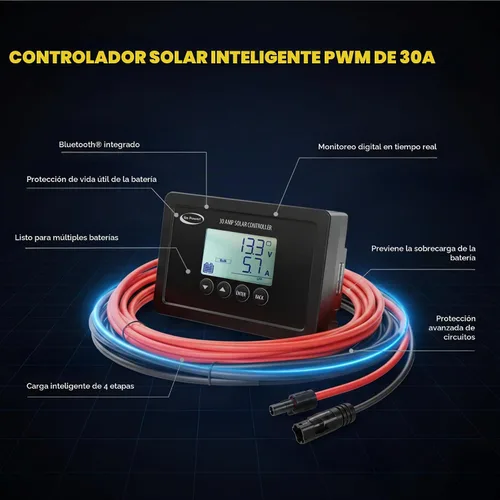 Vista 3 de ¡Go Power! Overlander juego solar Panel solar de plata