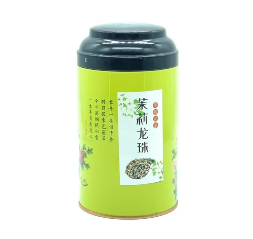 Vista 2 de Greenlike Té de jazmín chino de alta calidad, té verde de jazmín y perla, 8 onzas