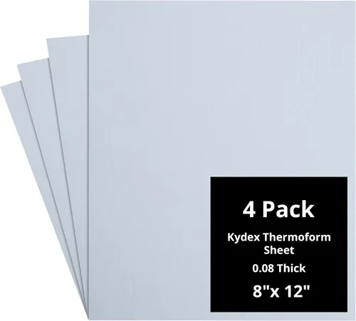 Vista 142 de Kydex Sheets - Solid Color DIY Kit for Crafting Holsters, Sheaths, and Mag Pouches - (8x8, 8x12, 12x12), Premium Thermoform Sheets - Thick, Durable