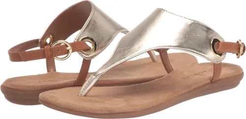 Vista 11 de Aerosoles Sandalia plana casual para mujer, Dorado Metálico