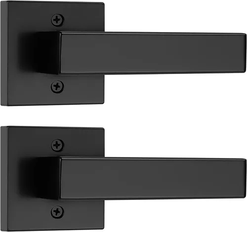 Vista 15 de Probrico - 1 manija inactiva dorada para puerta, moderna, para armario, resistente, para interior, sin giro, reversible para lado derecho e izquierdo