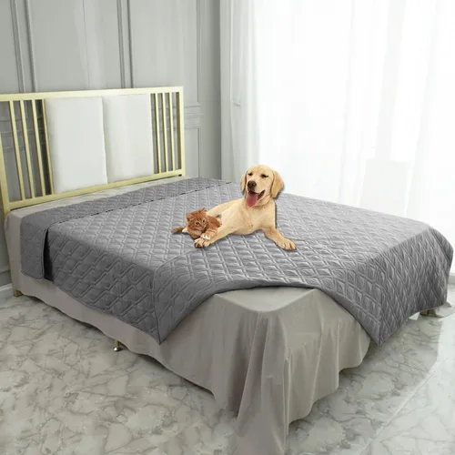 Vista 50 de Ameritex Manta Impermeable Reversible Cubierta para Cama de Perro Manta para Mascotas para Muebles Cama Sofá Sillón