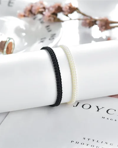 Vista 3 de Jeka Pulseras a juego para parejas, promesa de distancia, novio, novia, novio y novia, pulseras para parejas