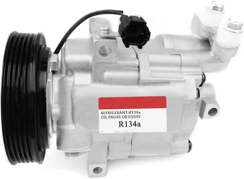 Vista 3 de Compresor de CA DKV08 92600AX80A 92600AX80 B 92600AX800 92600AX84B, compatible con Nissan MARCH III MICRO K12 16V Note E11 1.4 1.6
