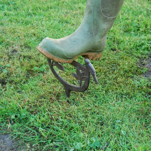 Vista 3 de Esschert Design USA BR07 Bird Silhouette - Rascador de bota, mediano, color verde