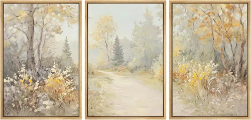 Vista 46 de SIGNWIN Lienzo enmarcado para pared, juego de arte dramático de cielo tormentoso, ilustraciones de paisaje nuboso Moody, arte moderno decorativo