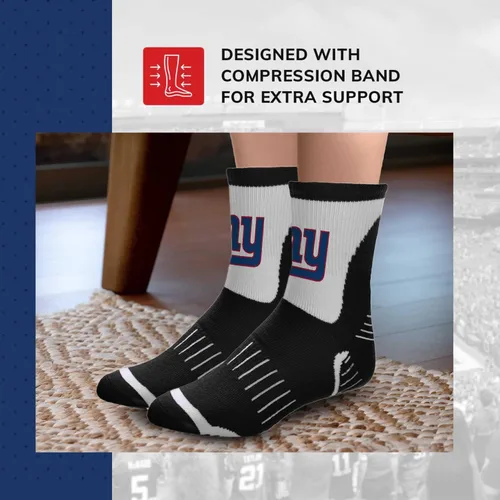 Vista 3 de NFL Youth Performance Quarter Length Socks - Our high-performance socks provide superior comfort for active feet