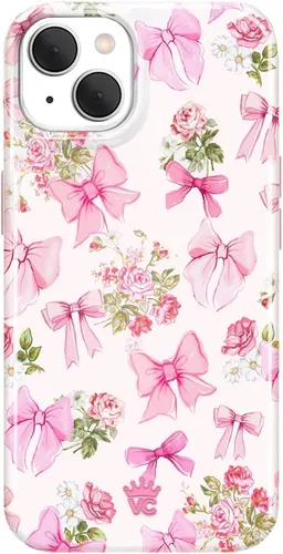 Vista 47 de VELVET CAVIAR Funda para iPhone 15, compatible con MagSafe, probada en caídas de 10 pies, Berry Baby