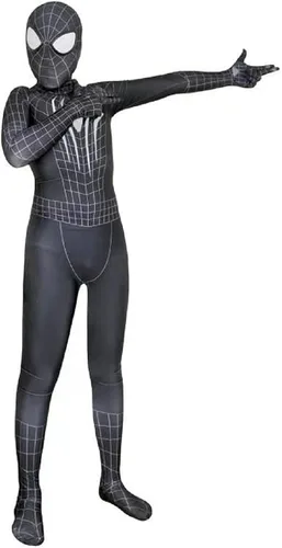 Vista 4 de Vowdicua Superhero Costumes For Kids Halloween Cosplay Jumpsuits 3D