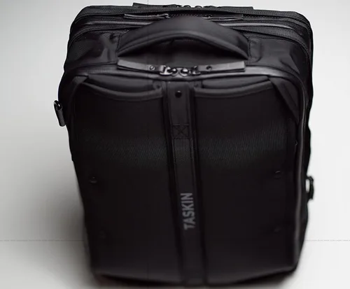 Vista 6 de Taskin ONE Mochila grande para portátil de viaje para hombre Doble expandible convertible 20L30L40L, Negro -, Mochila de viaje expandible