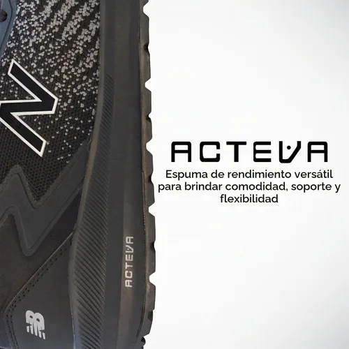 Vista 5 de New Balance Men's Composite Toe Speedware Work Safety Shoe Negro