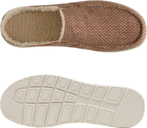 Vista 3 de Bruno Marc Pantuflas cómodas y mullidas para mujer, de piel sintética, para interiores y exteriores