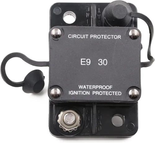 Vista 64 de E69 Interruptor de circuito de 10 A T3 con restablecimiento manual Mini de montaje en superficie IP66 Interruptor conmutable de 10 A