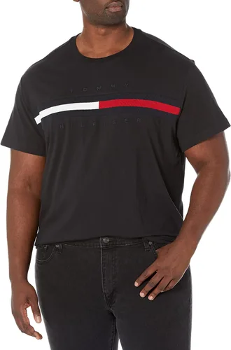 Vista 25 de Tommy Hilfiger Mens Short Sleeve Tino T-Shirt Manzana roja