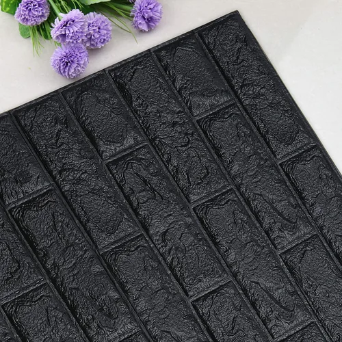 Vista 10 de UNICOO - Paneles de pared 3D autoadhesivos con efecto ladrillos reales para decoración de pared de habitación de niños, sala de estar, TV, 116 pies