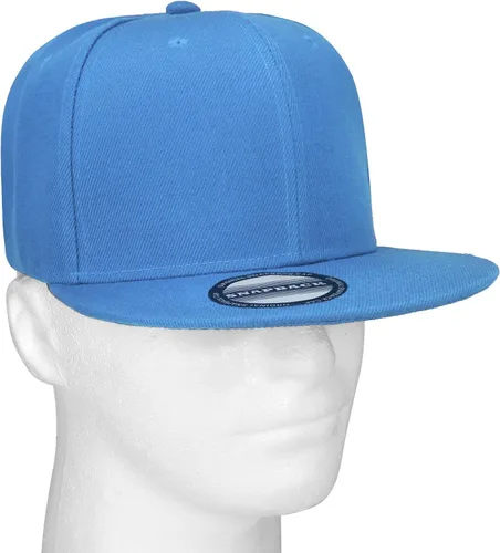 Vista 6 de Falari Venta al por mayor 12 Pack Snapback Sombrero Gorra Hip Hop Estilo Flat Bill Blanco Color Sólido Tamaño Ajustable