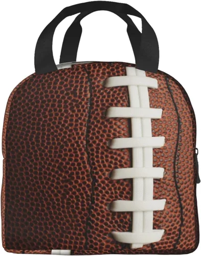 Vista 6 de Bolsa de almuerzo con aislamiento reutilizable de fútbol para mujeres y hombres, impermeable, lonchera térmica para el trabajo, oficina, viajes