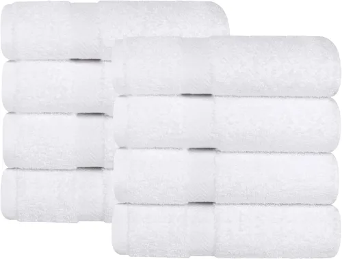 Vista 36 de Superior Juego de toallas surtidas de algodón de 18 piezas, incluye 8 toallas faciales, 6 manos y 4 toallas de baño, artículos esenciales