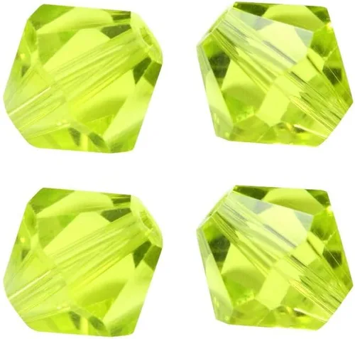Vista 33 de Adabele - 200 cuentas de cristal bicono sueltas y facetadas pequeñas de 0.16 pulgadas, color ámbar, compatibles con cristales de Swarovski 5301/5328